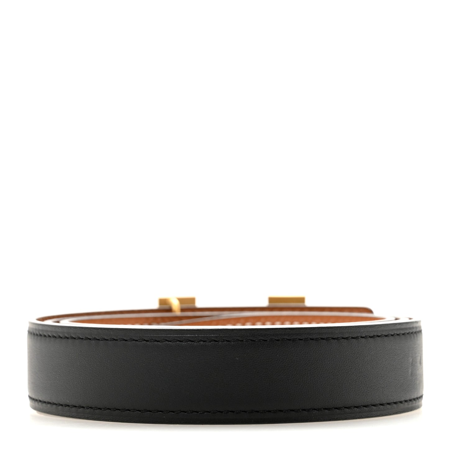 Swift Epsom 24mm Mini Constance H Belt 85 34 Black Gold