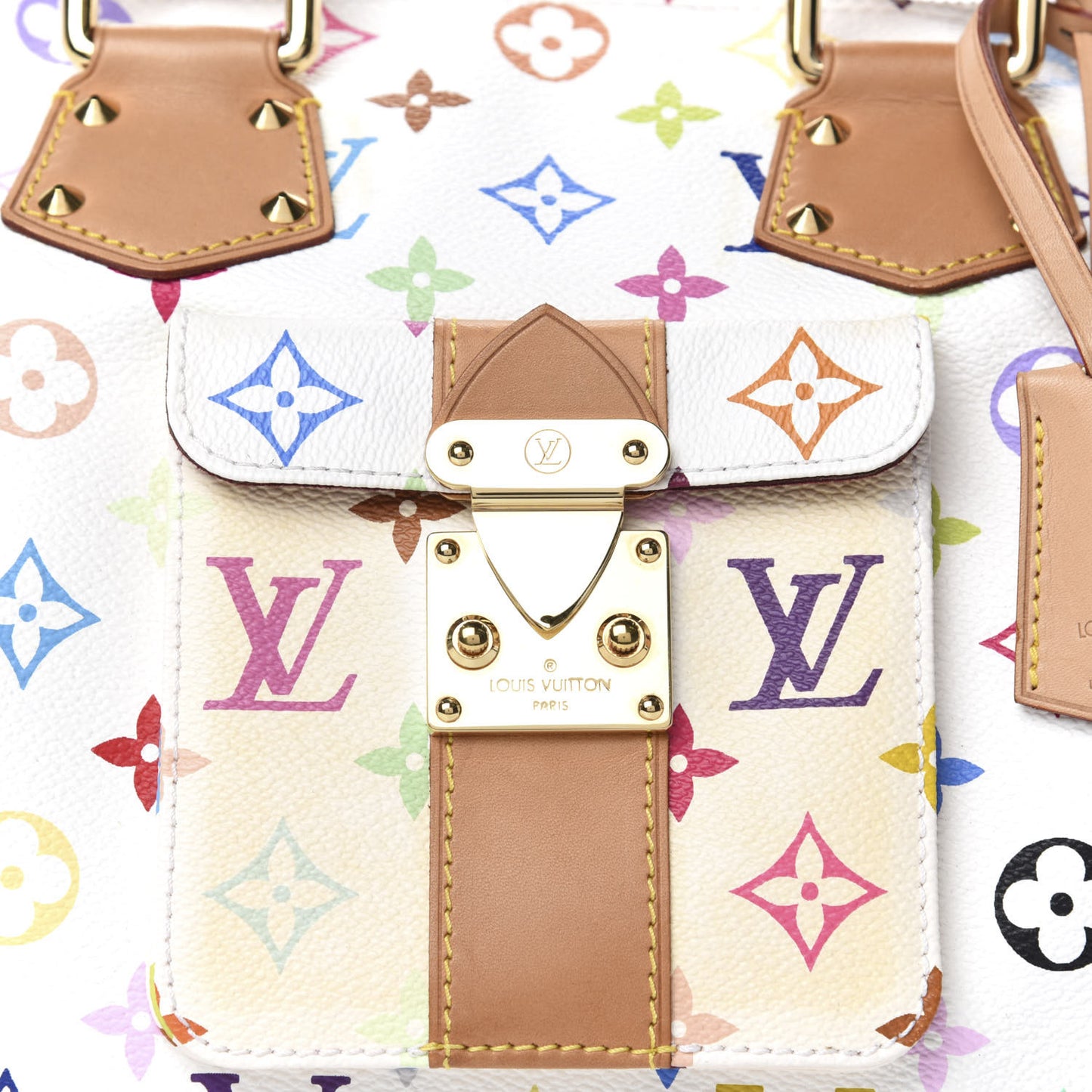 Monogram Multicolor Speedy 30 White