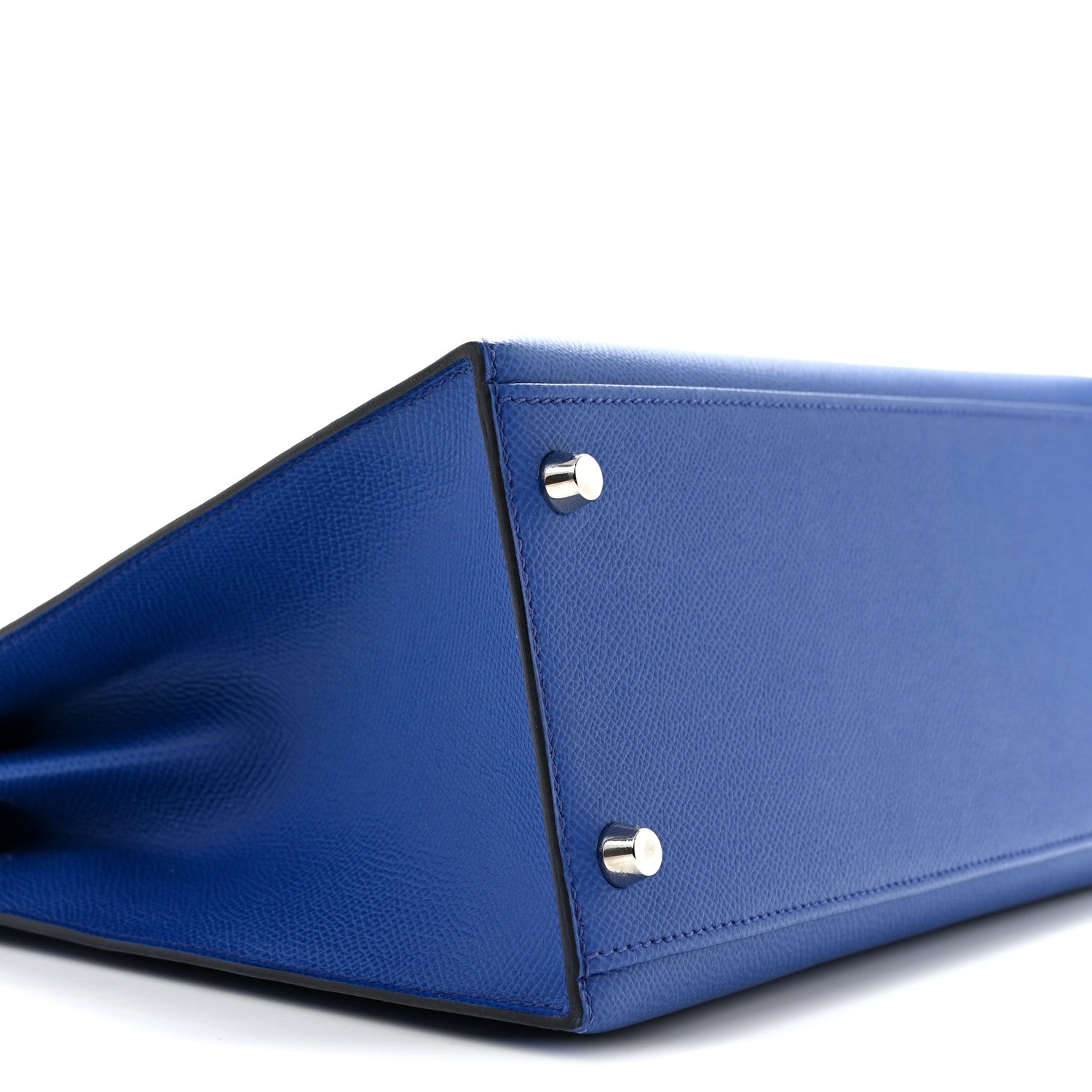Hermes Epsom Verso Kelly Sellier 28 Bleu Royal Anemone 8 of 10