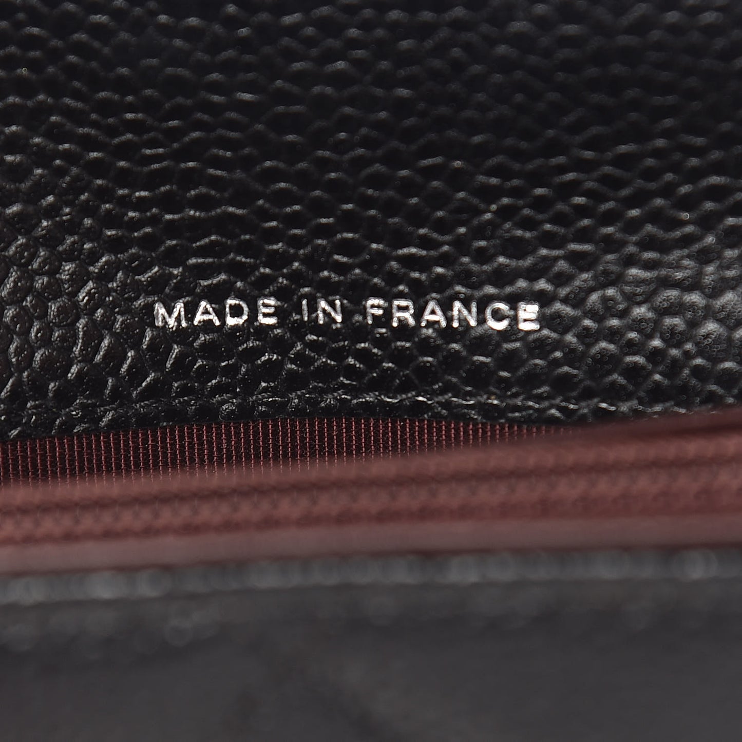 Caviar Quilted Large Gusset Flap Wallet Black