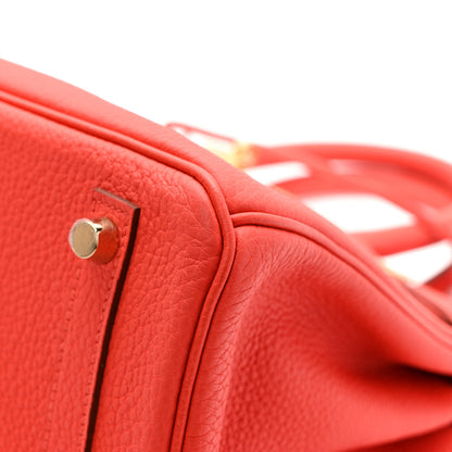 Hermes Togo Birkin 30 Capucine 11 of 11