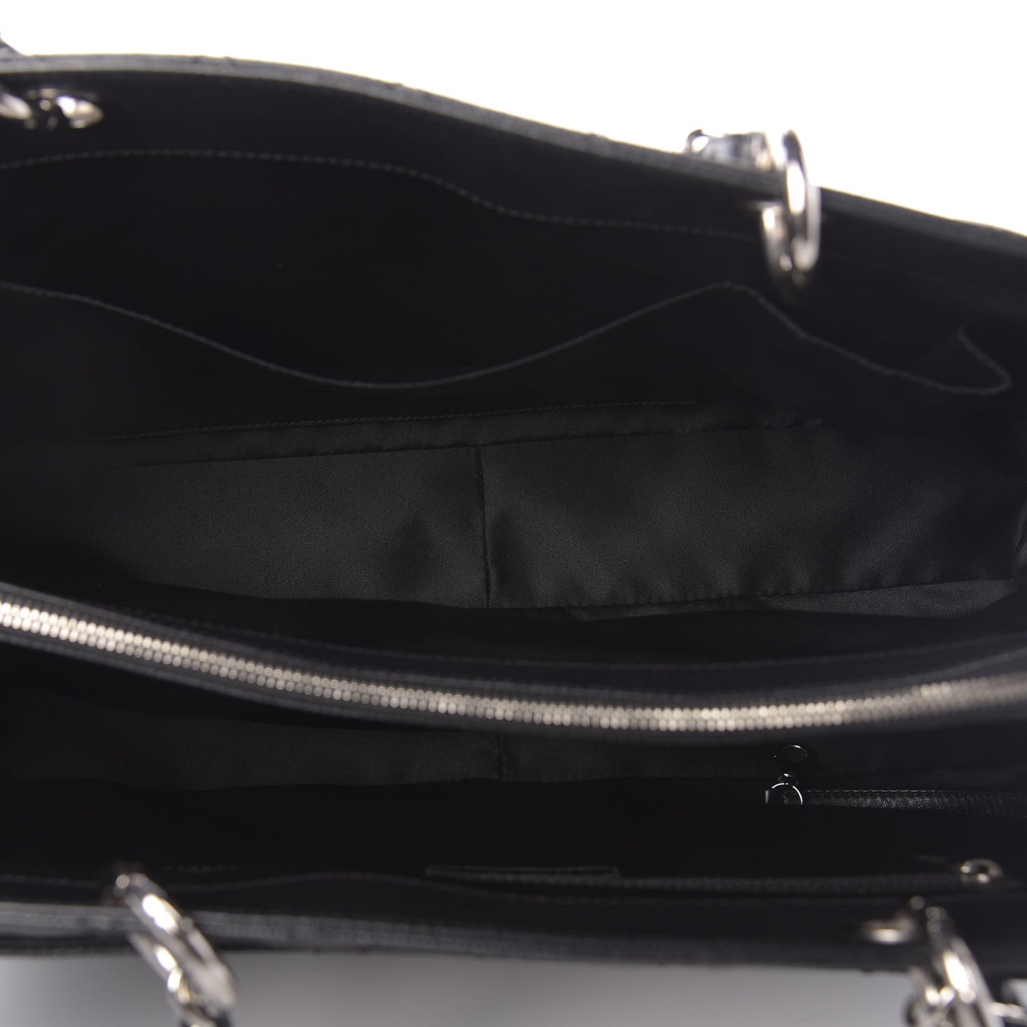 Chanel Caviar Quilted XL Grand Shopping Tote GST Black 5 of 10