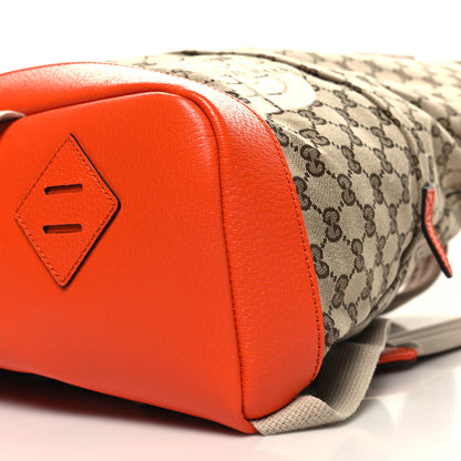 Gucci X THE NORTH FACE Monogram Textured Dollar Calfskin Embroidered Beige Ebony Mystic White Deep Orange 10 of 10
