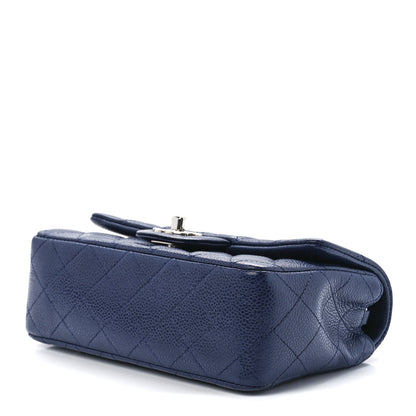 Chanel Caviar Quilted Mini Rectangular Flap Navy 10 of 12