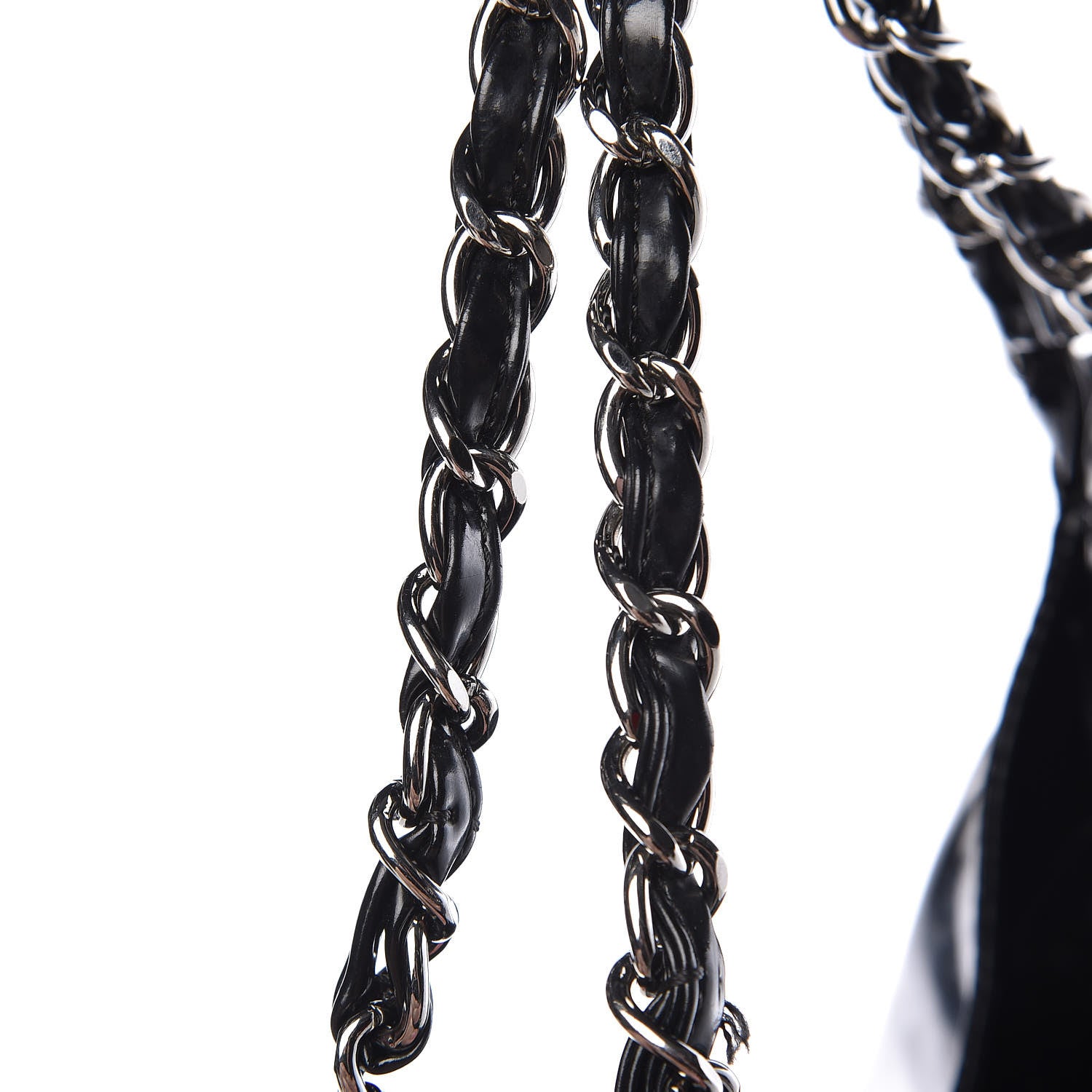 Chanel Vinyl XL Coco Cabas Black 15 of 17