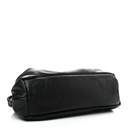 Mansur Gavriel Lambskin Cloud Clutch Black Flamma 4 of 10