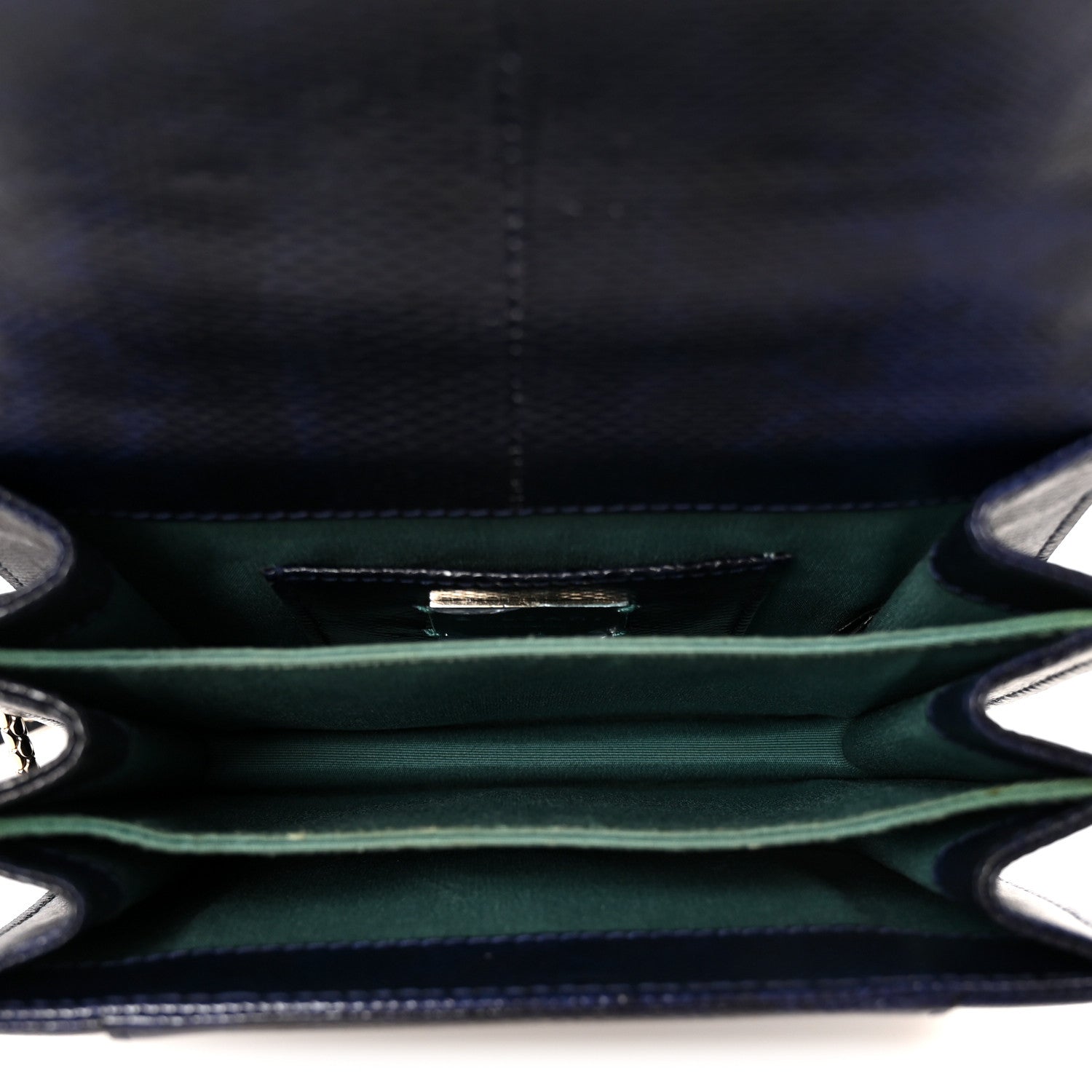 Bulgari Karung Serpenti Forever Top Handle Navy Blue 5 of 11