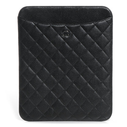 Chanel Caviar iPad Case Black 1 of 8