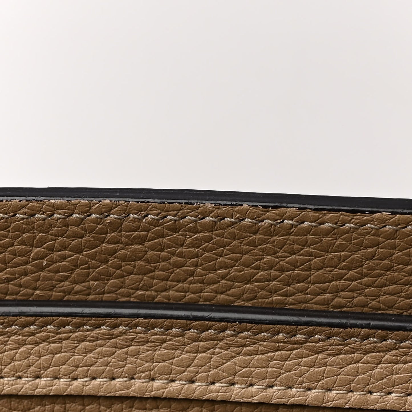 Drummed Calfskin Nano Luggage Dune