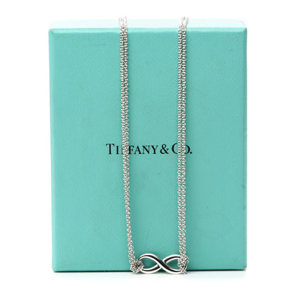 Tiffany Sterling Silver Infinity Pendant Necklace 6 of 6