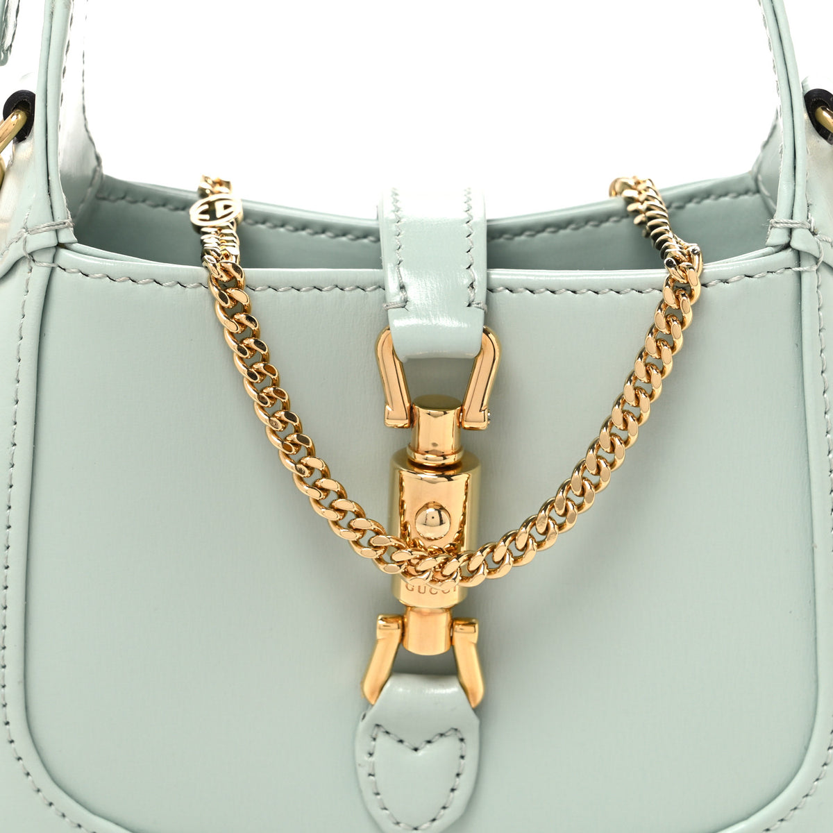 Boarded Dyana Lux Calfskin Super Mini Jackie 1961 Hobo  Salvy Green