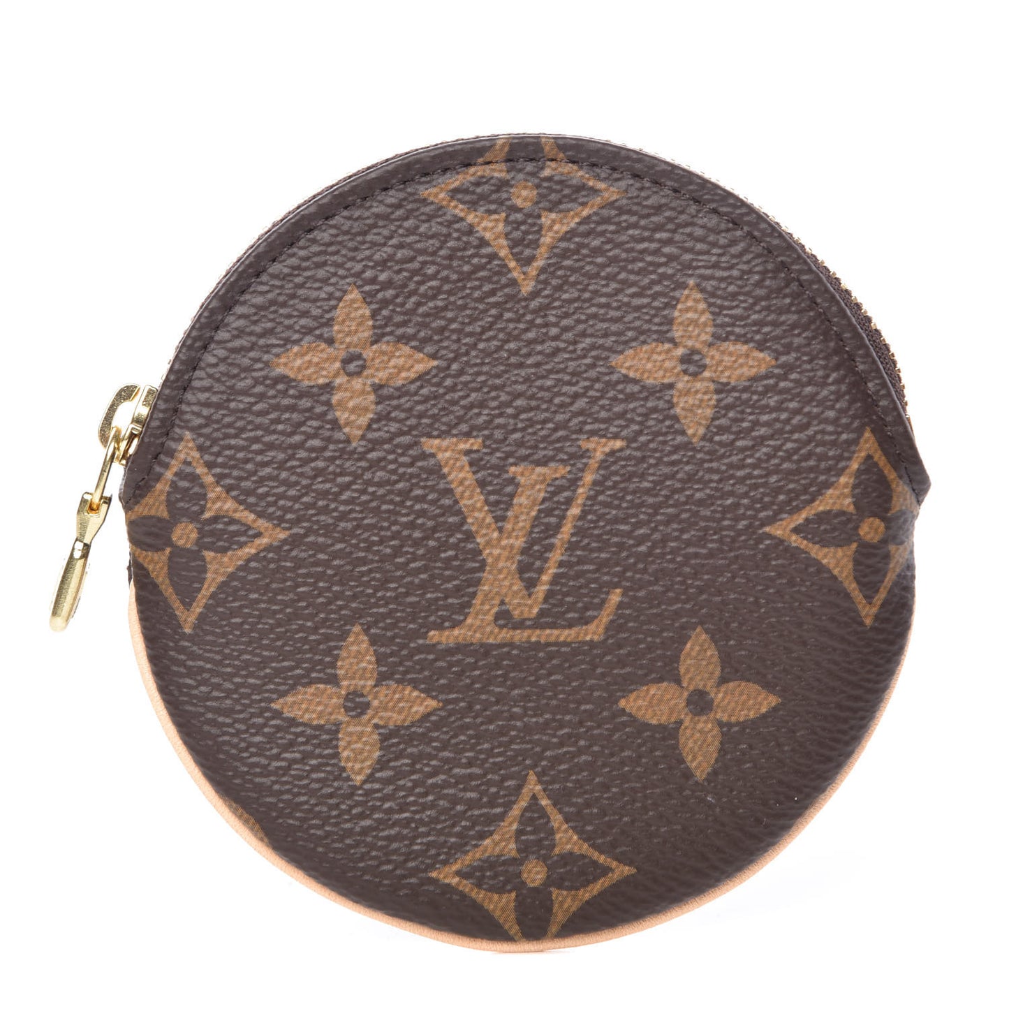 Monogram Round Coin Purse