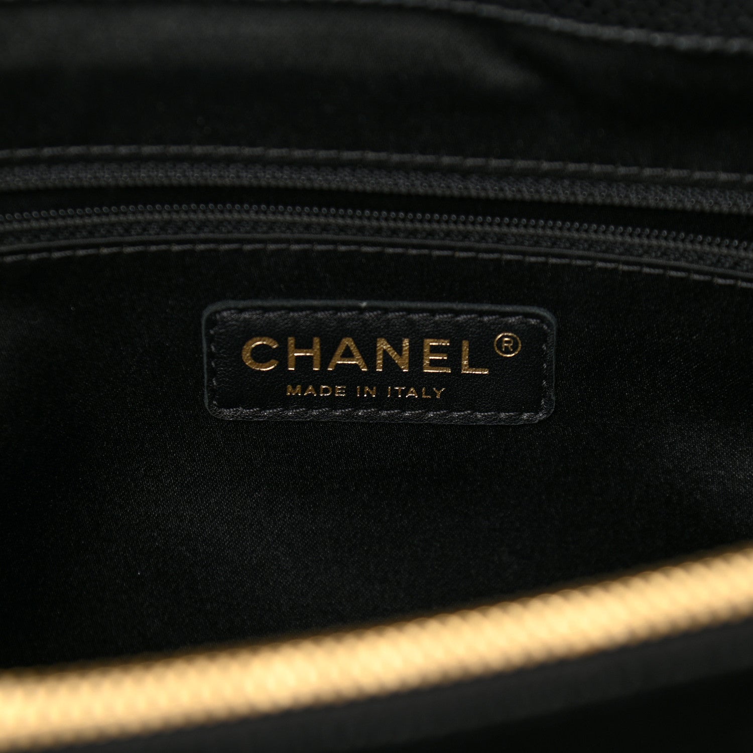 Chanel Caviar Quilted XL Grand Shopping Tote GST Black 7 of 17