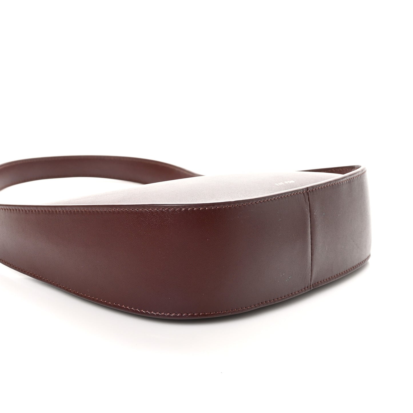 Smooth Calfskin Half Moon Shoulder Bag Raisin