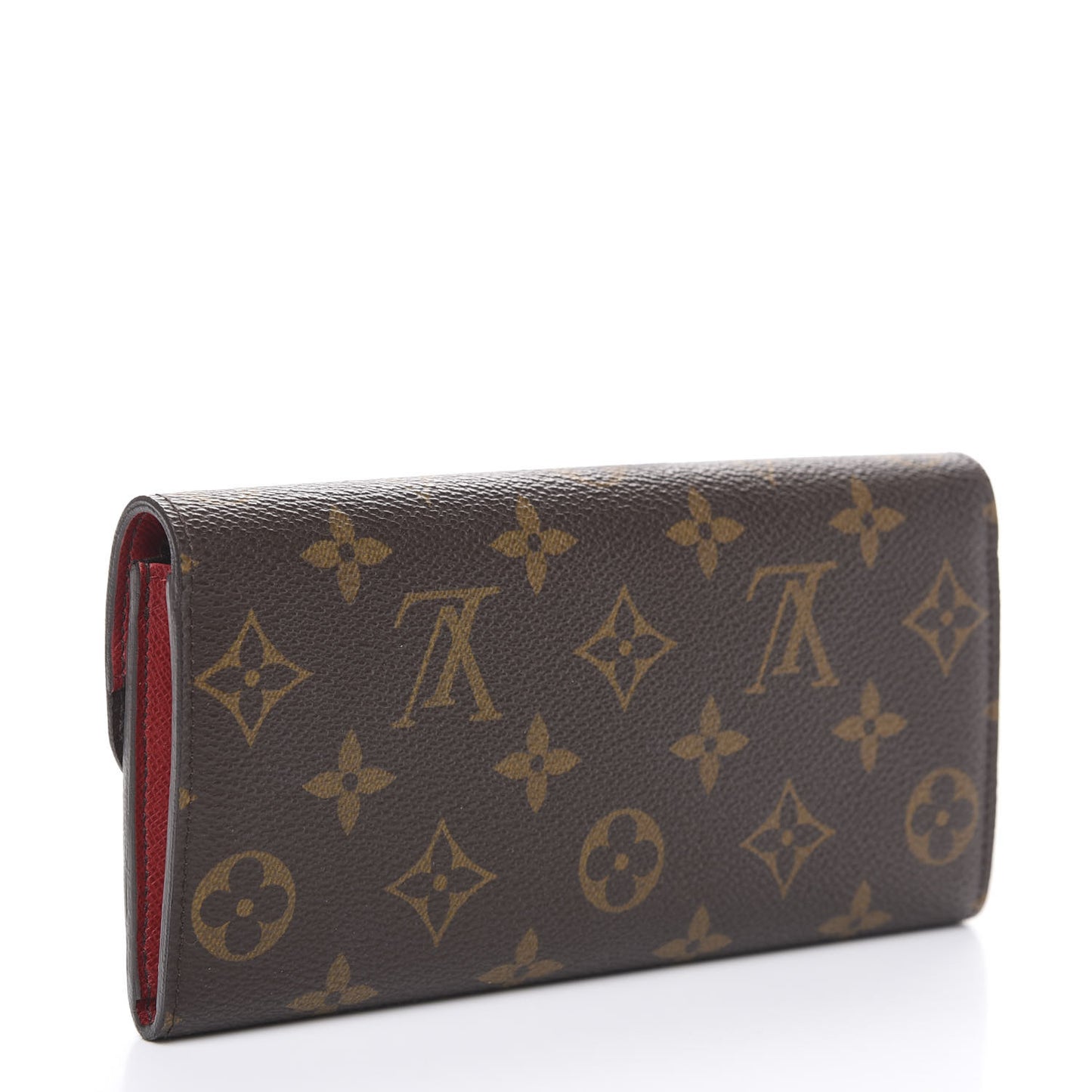 Monogram Emilie Wallet Red