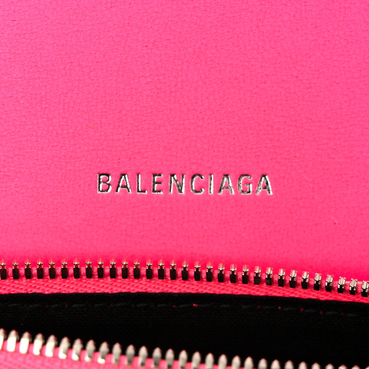 Balenciaga Shiny Box Calfskin XS Hourglass Wallet On Chain Fluo Pink 6 of 9