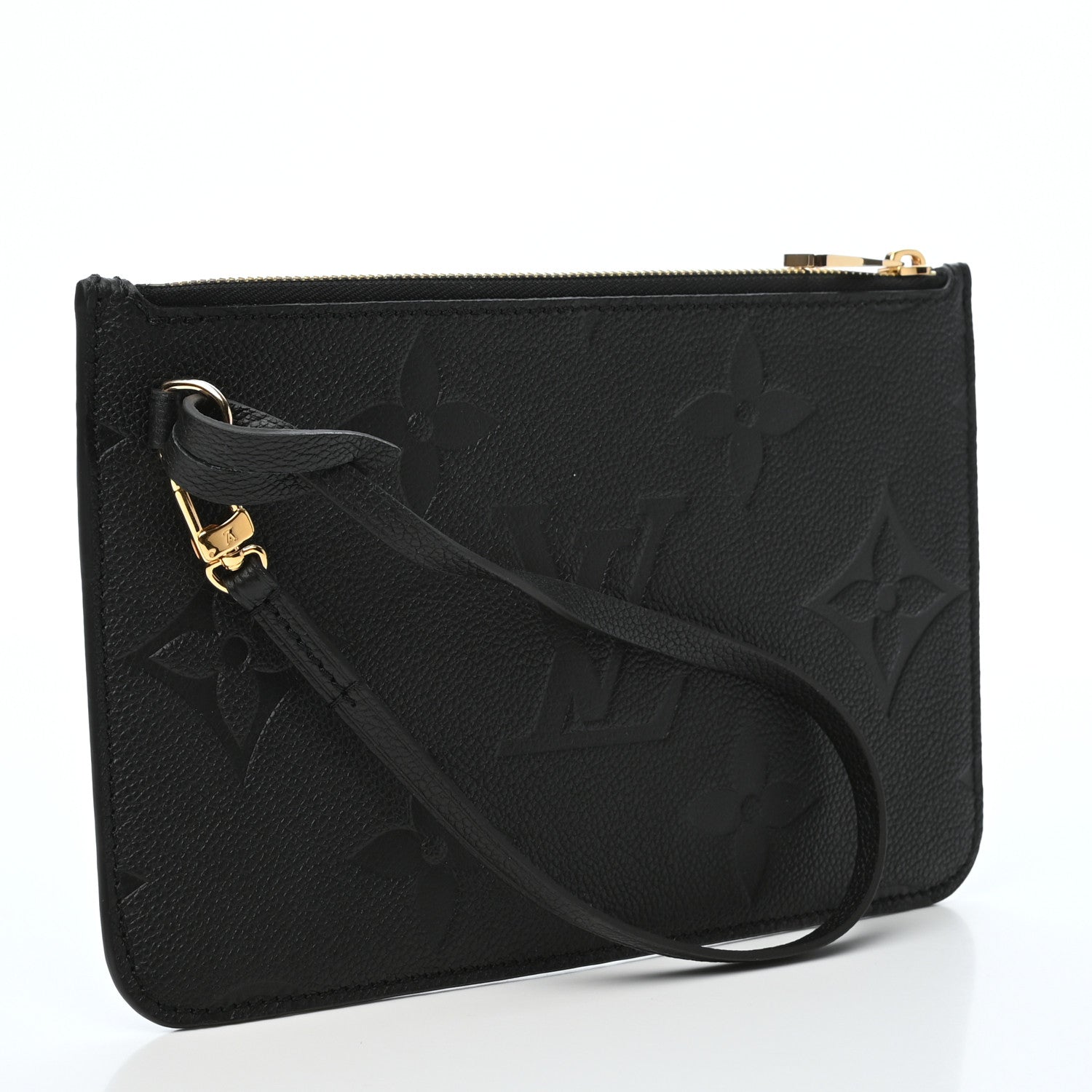 Louis Vuitton Empreinte Monogram Giant Neverfull MM Pochette Black 3 of 6