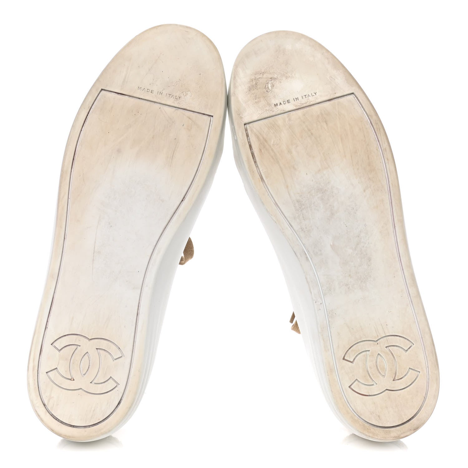 Chanel Fantasy Tweed Sneakers 40.5 Beige Gold 7 of 15