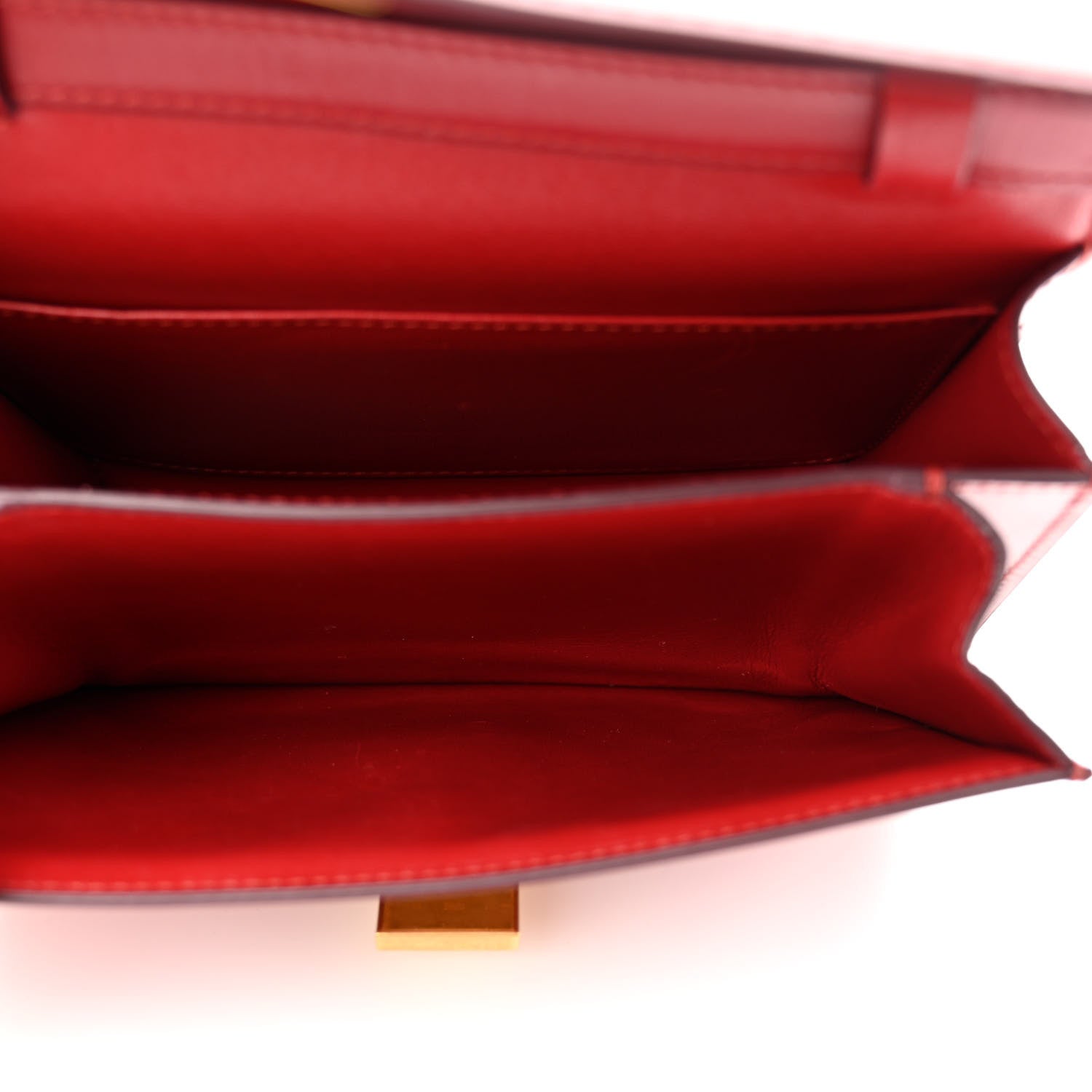 Celine Box Calfskin Teen Classic Box Flap Bag Red 5 of 14