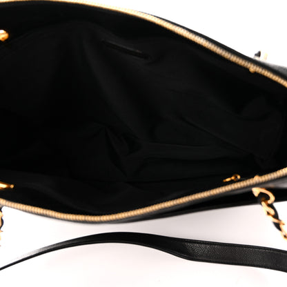 Chanel Caviar Large CC Shoulder Bag  Black 5 of 10