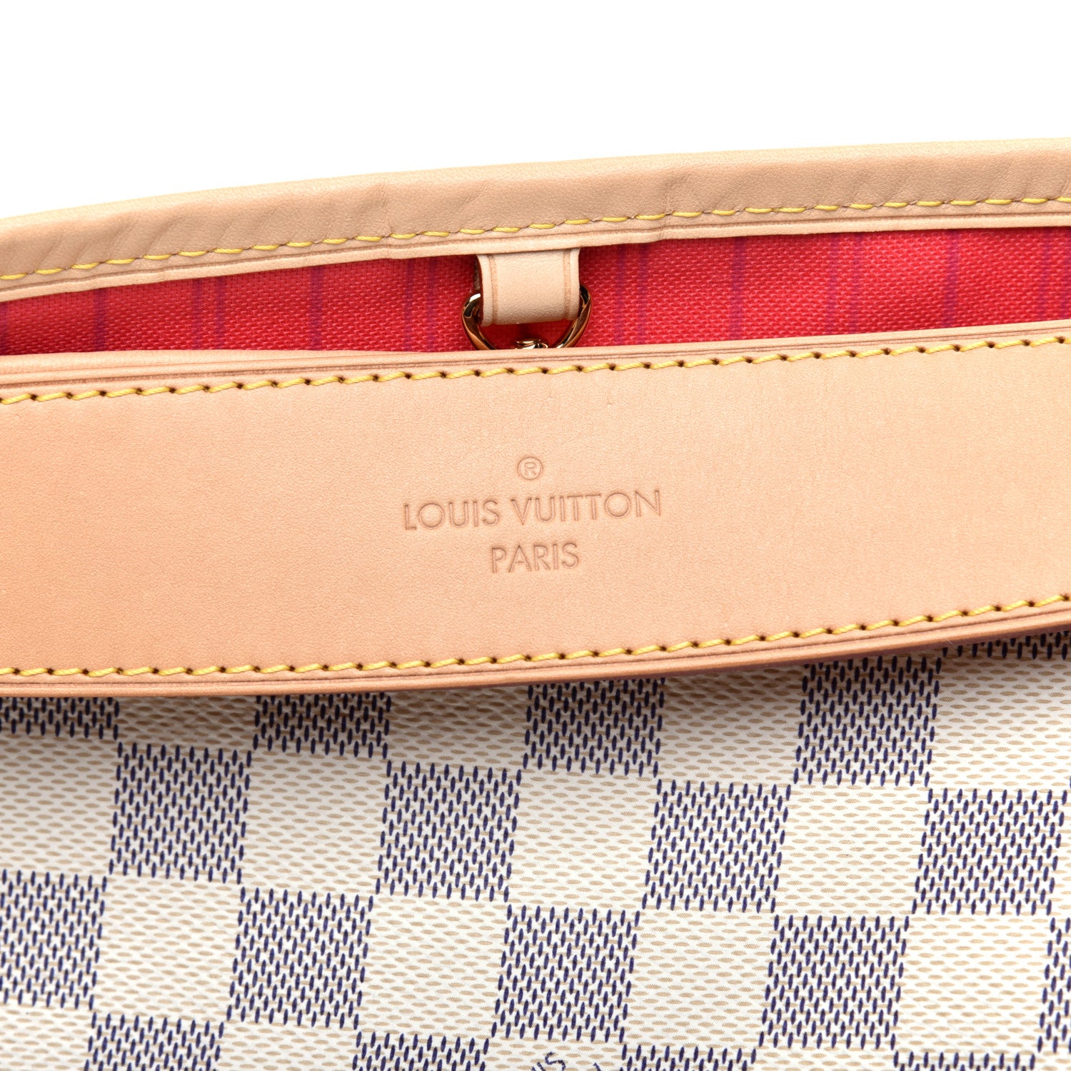 Louis Vuitton Damier Azur Delightful MM Pink 8 of 10