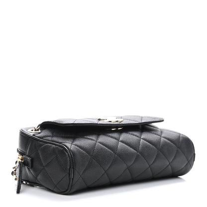 Chanel Caviar Quilted Small In & Out Camera Case Black 8 of 10