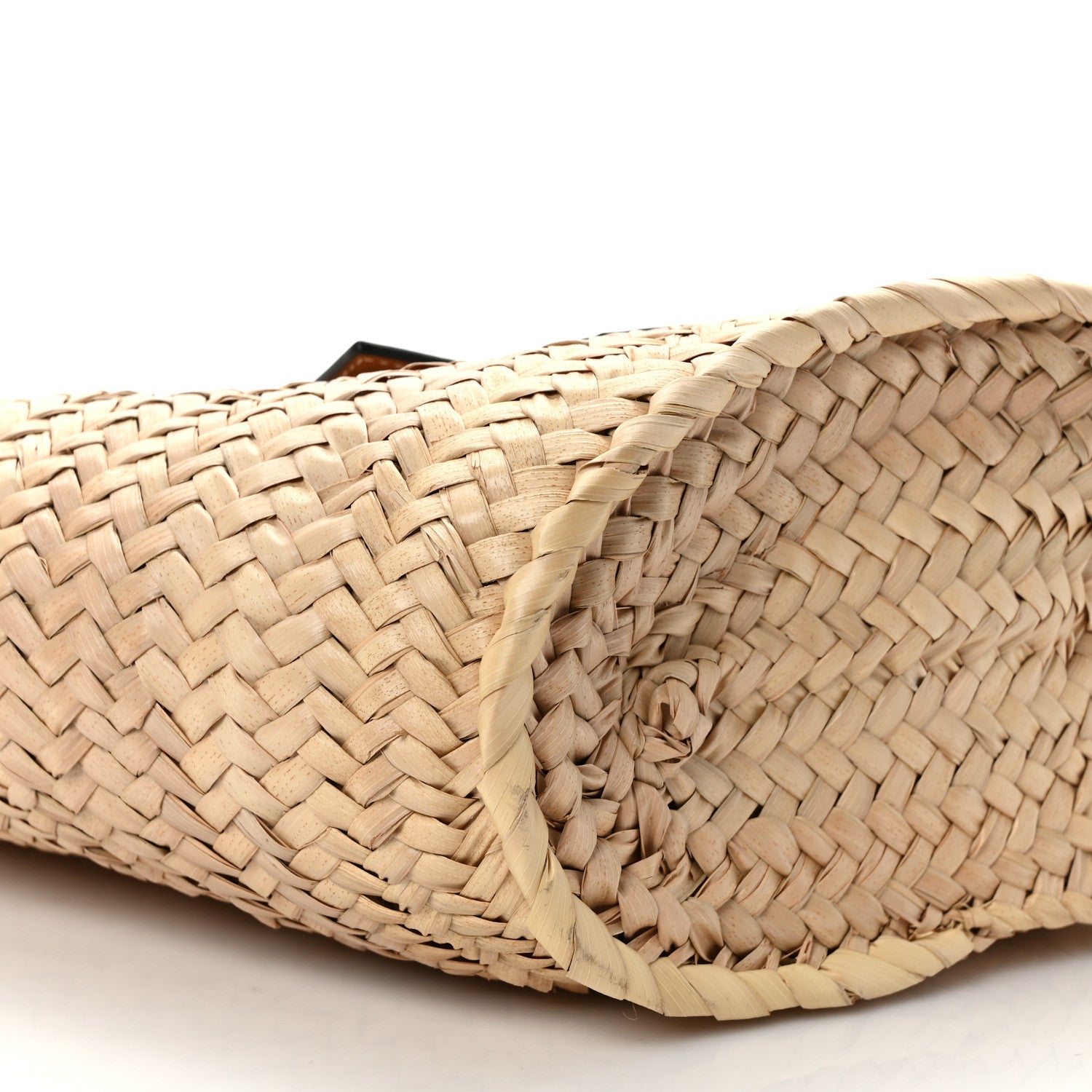 Loewe Raffia Basket Tote Bag Natural Tan 7 of 8