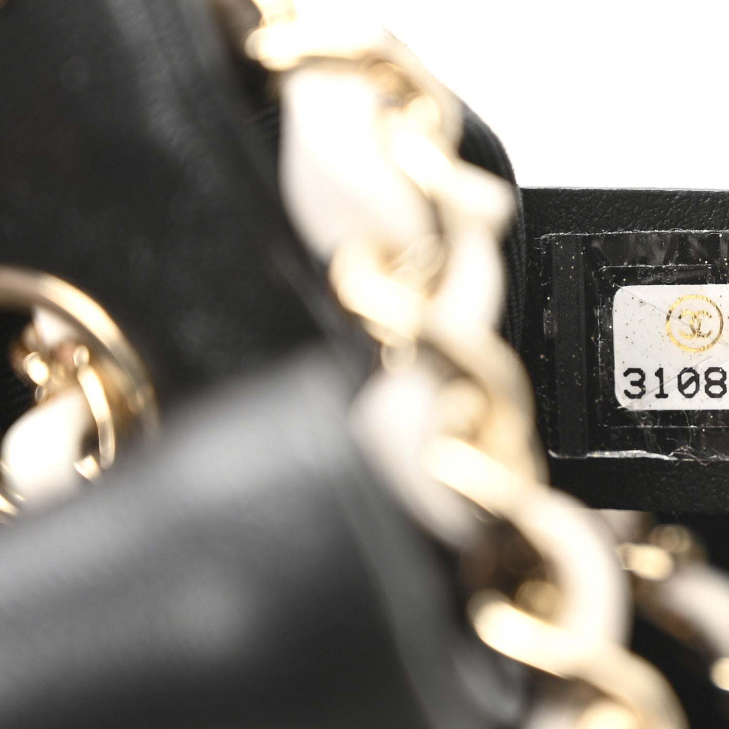 Chanel Lambskin Entwined Chain Bucket Bag Black 7 of 10