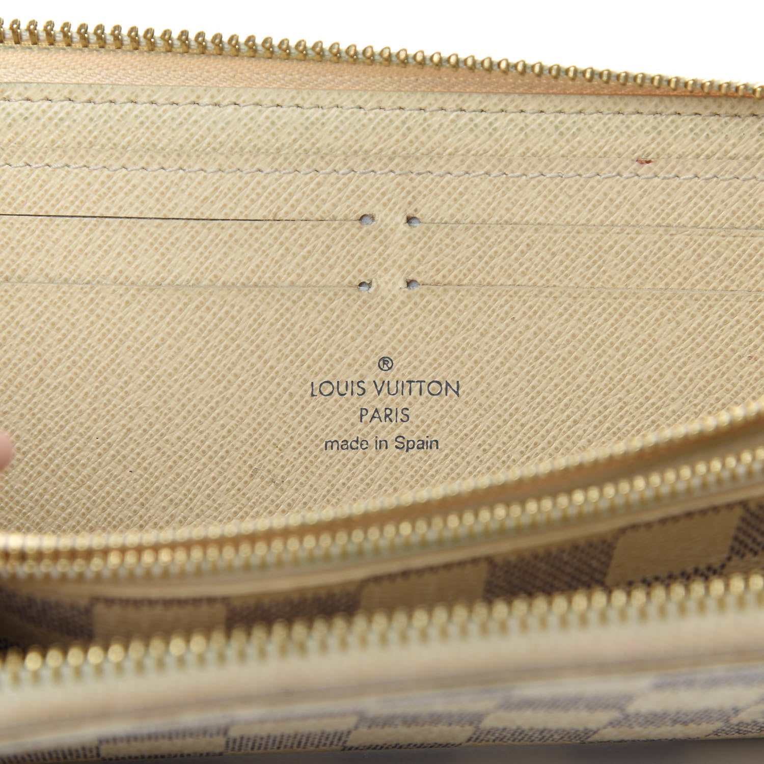 Louis Vuitton Damier Azur Clemence Wallet 6 of 6