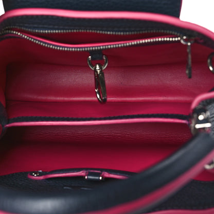 Louis Vuitton Taurillon Capucines BB Cobalt Fuchsia 5 of 12
