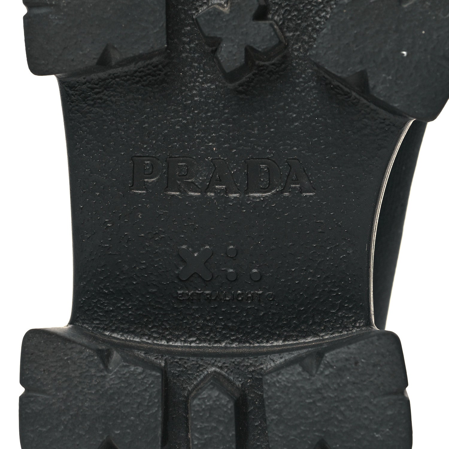 Prada Knit Rubber Triangle Logo Monolith 55mm Ankle Boots 40 Black 7 of 8