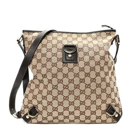 Gucci Monogram Abbey Messenger Bag Dark Brown 1 of 10