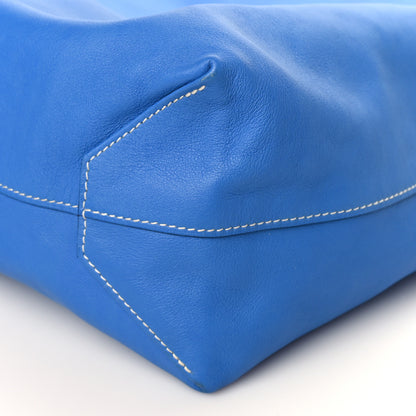 Hermes Veau Sikkim Double Sens 45 Tote Bleu Sapphire Bleu Paradis 12 of 12