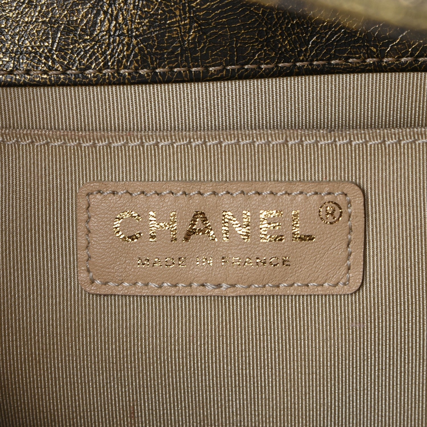 Chanel Metallic Calfskin Quilted Medium Boy Flap Gold 6 of 14