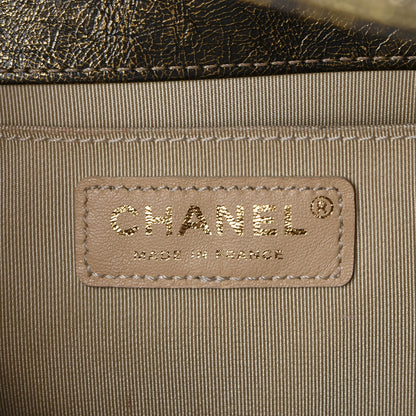 Chanel Metallic Calfskin Quilted Medium Boy Flap Gold 6 of 14