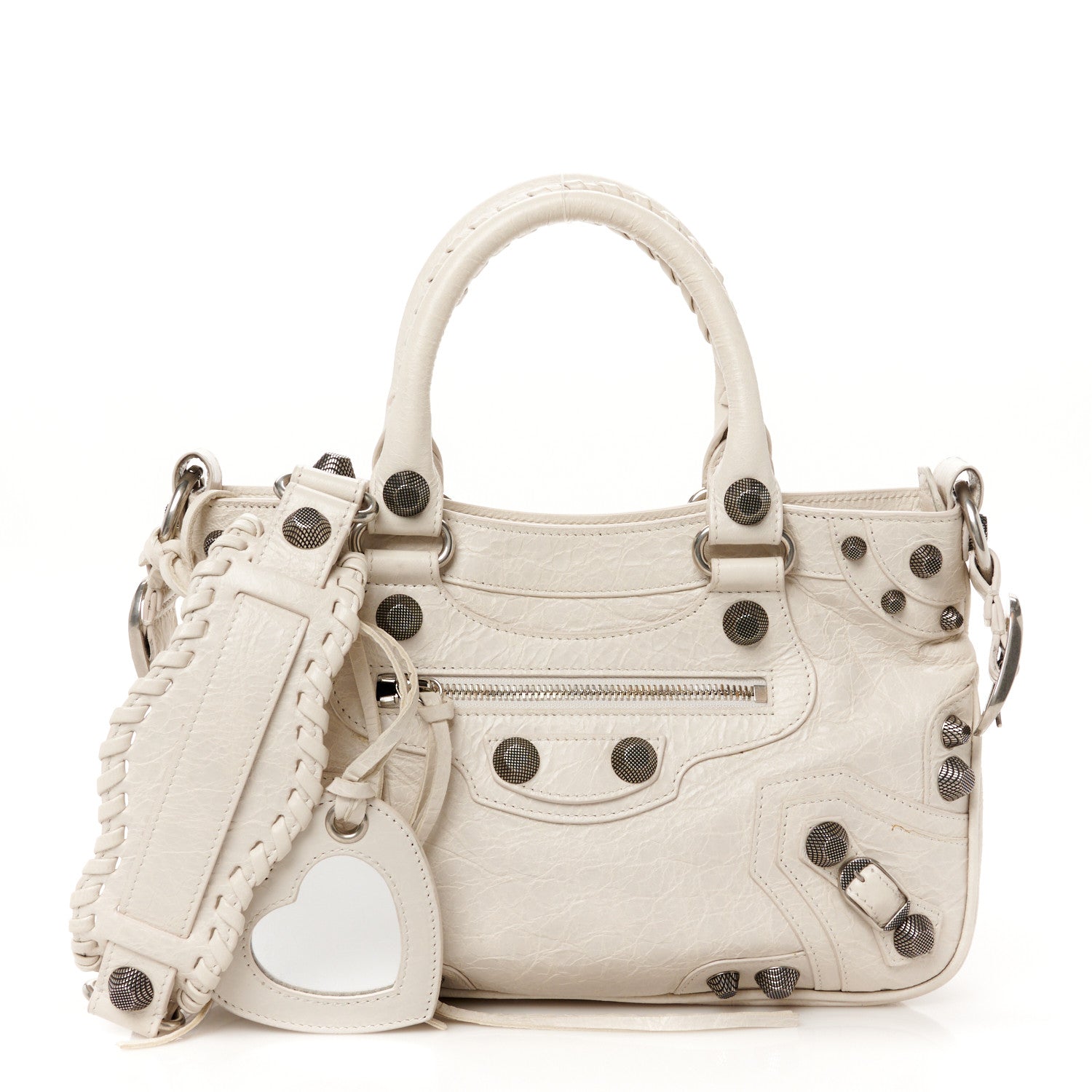 Balenciaga Agneau Arena Neo Cagole Medium Handbag White 1 of 11