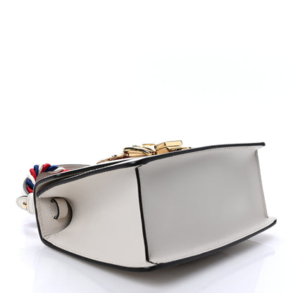 Gucci Calfskin Mini Sylvie Top Handle Bag White 4 of 10