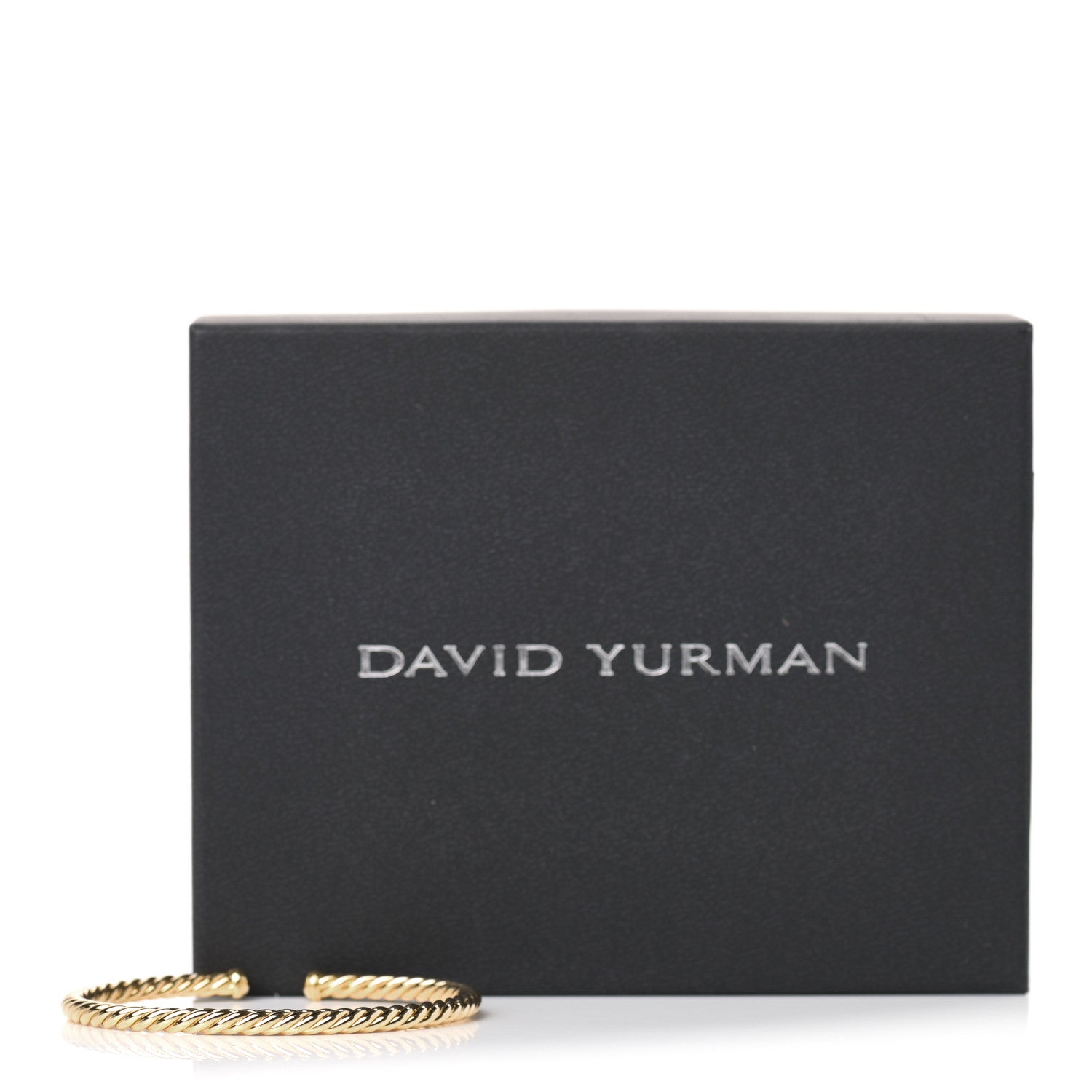 David Yurman 18K Yellow Gold 4mm Cablespira Bracelet 6 of 6
