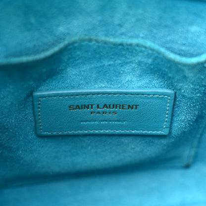 Saint Laurent Calfskin Nano Sac De Jour Turquoise 11 of 33