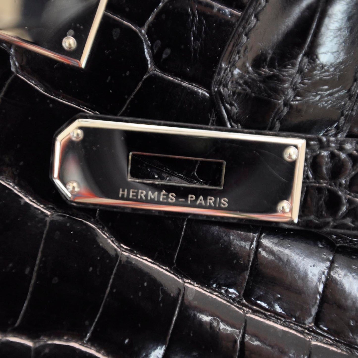 Niloticus Crocodile BIRKIN 35 Black