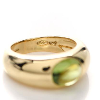 Tiffany 18K Yellow Gold Peridot Ring 50 5.5 5 of 5
