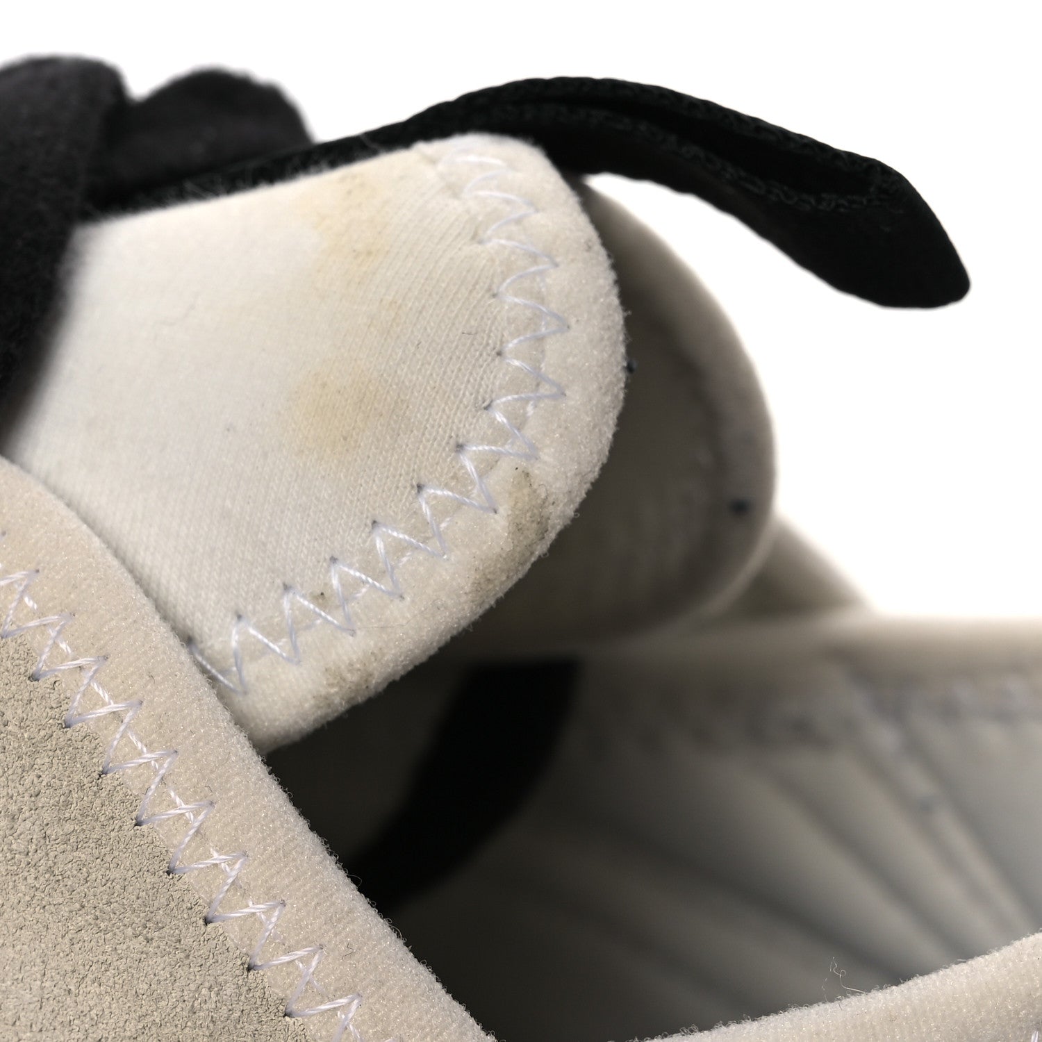 Chanel Velvet Calfskin Mixed Fibers CC Sneakers 40 Ivory Black 12 of 15