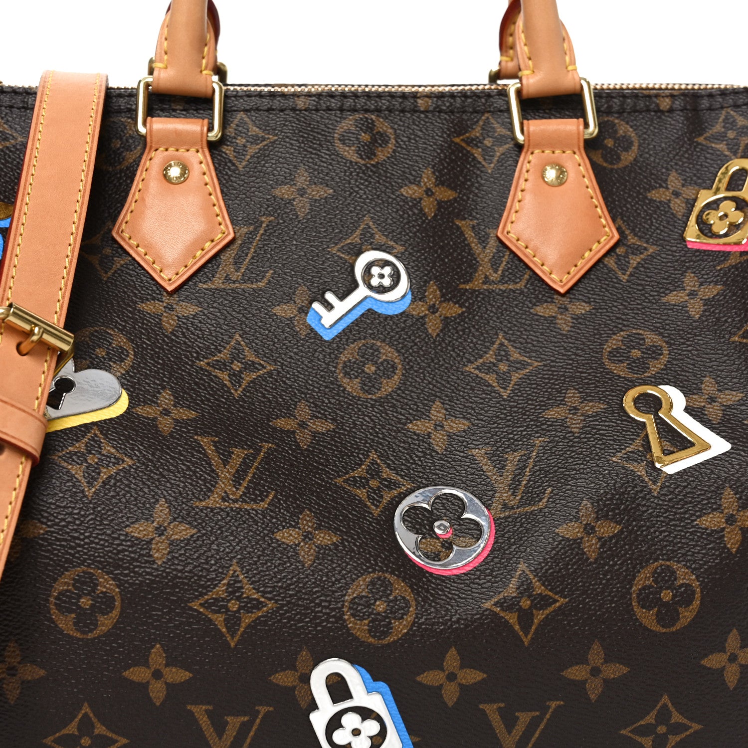 Louis Vuitton Monogram Love Lock Speedy Bandouliere 30 1815639