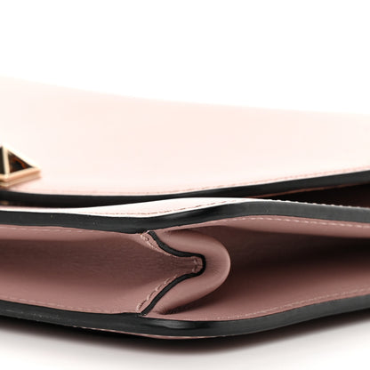 Valentino Garavani Vitello Medium Rockstud Demilune Shoulder Bag Lipstick 9 of 18
