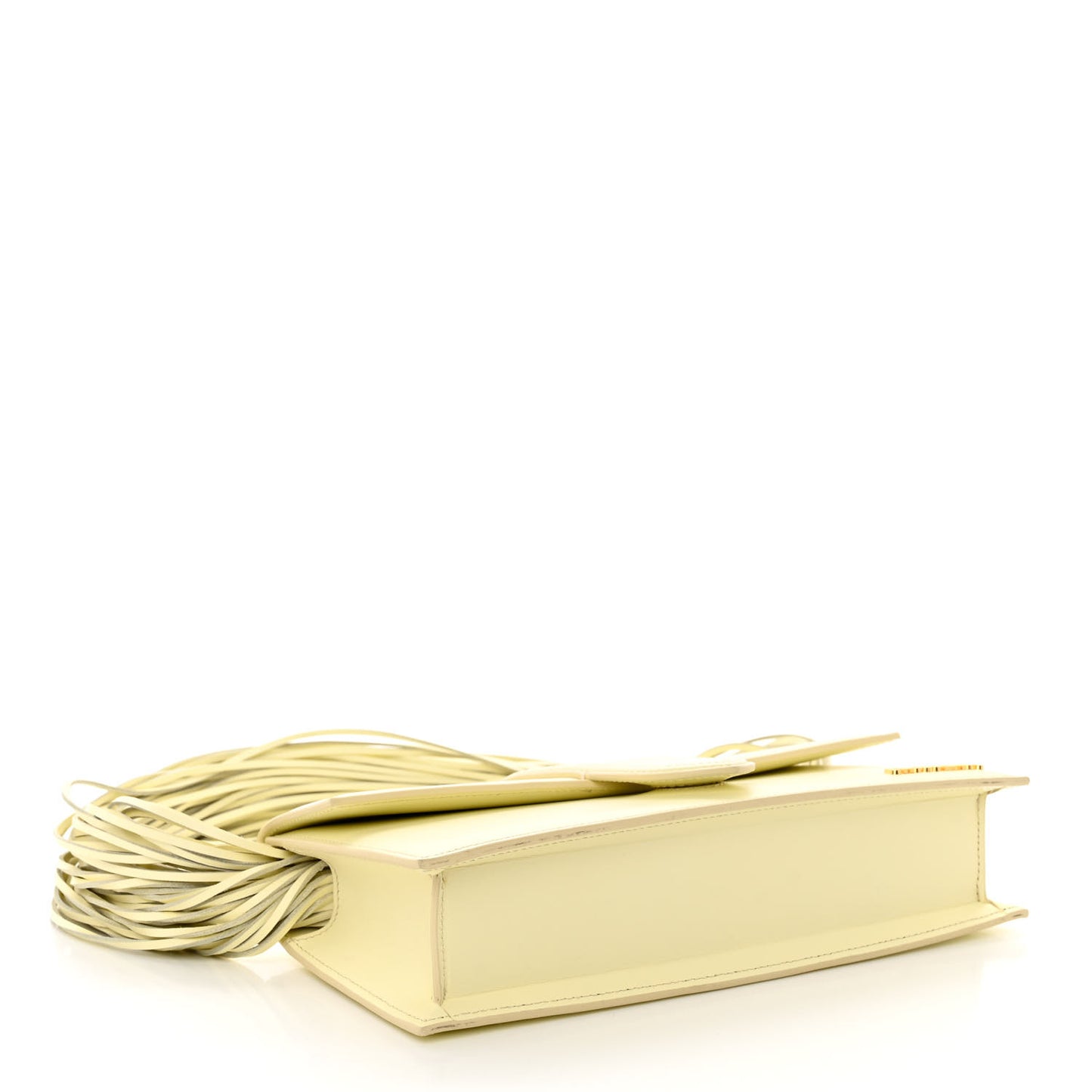 Smooth Calfskin Le Bambino Long Ficiu Light Yellow