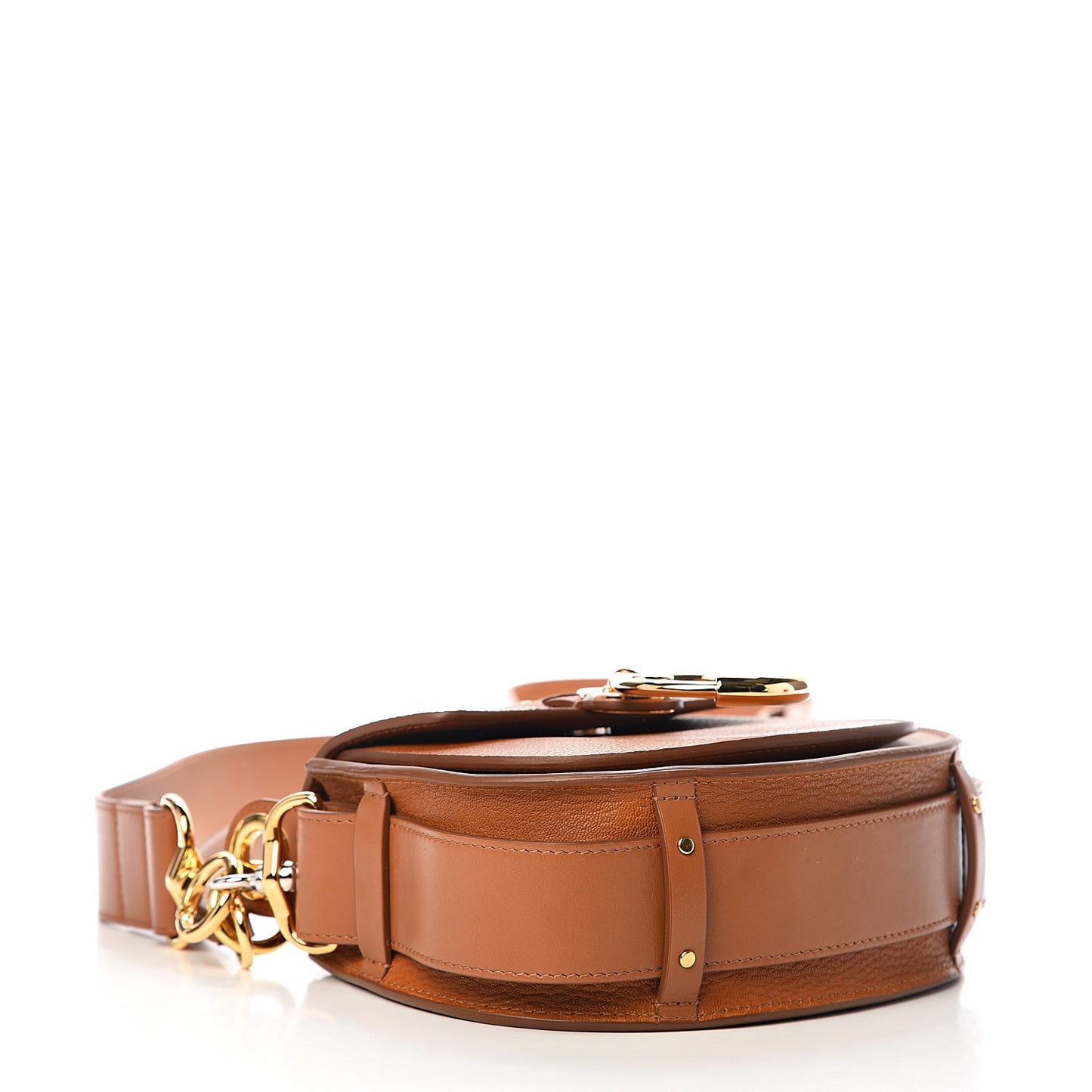 Calfskin Small Tess Bag Caramel