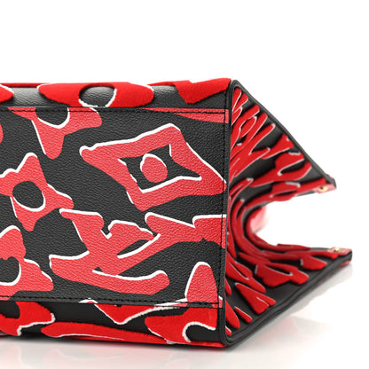 Louis Vuitton X UF Tufted Monogram Onthego GM Black Red 7 of 7