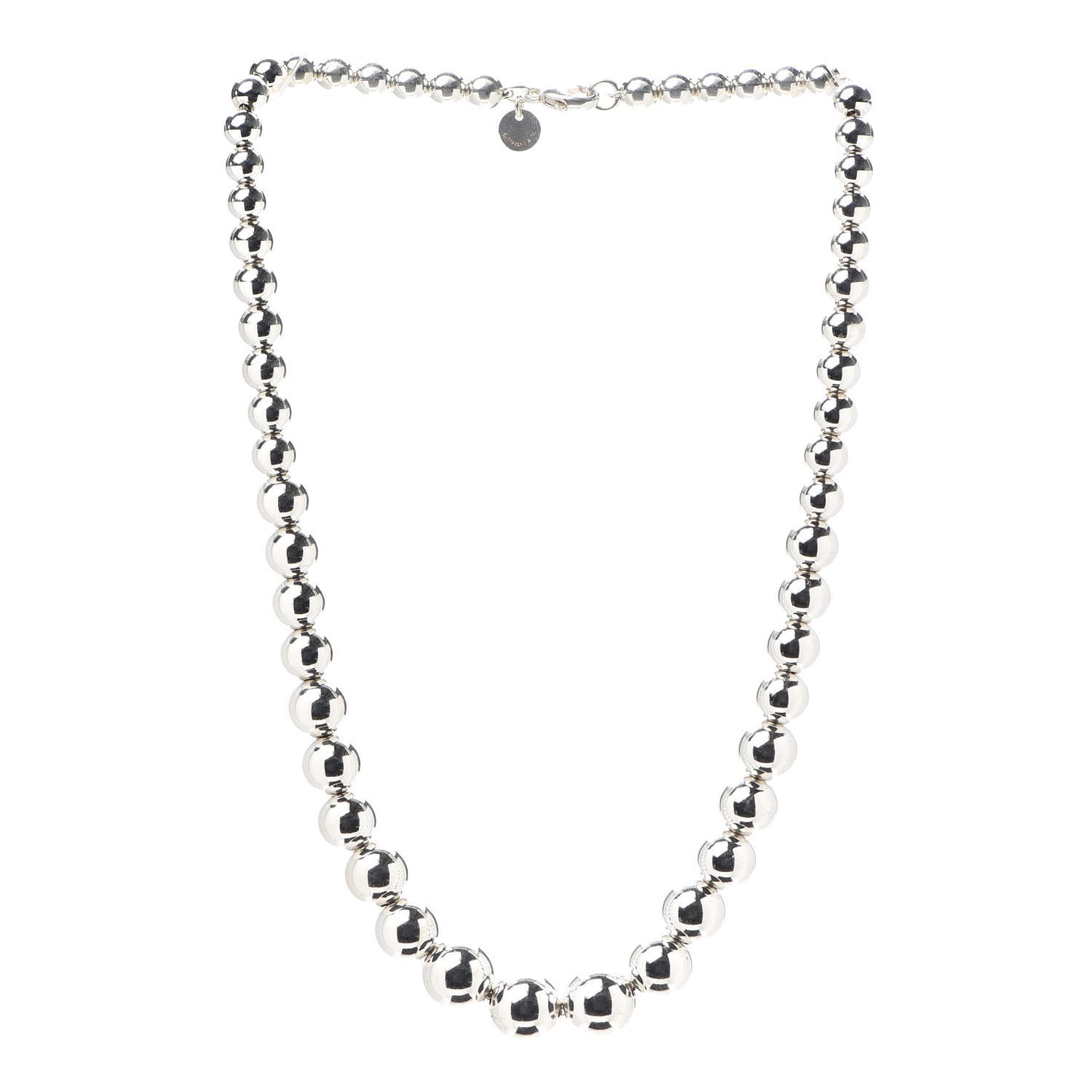 Sterling Silver HardWear Graduated Ball Necklace