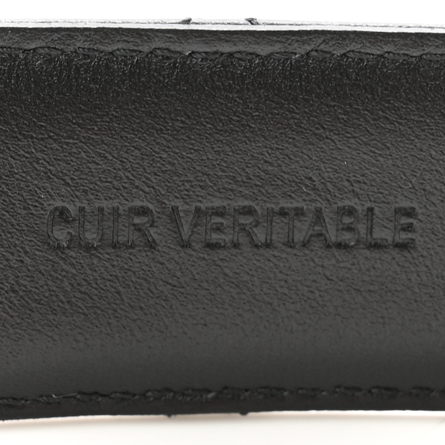 Calfskin Quilted CC Chain Belt 75 30 Black