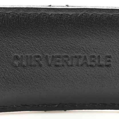 Chanel Calfskin Quilted CC Chain Belt 75 30 Black 7 of 7